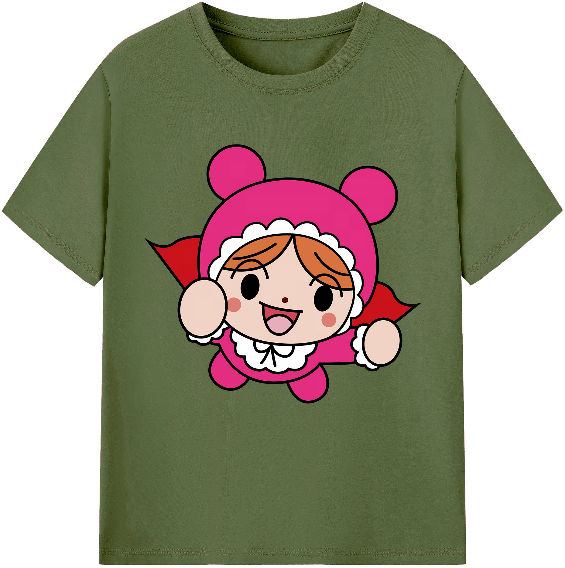 （画像用） アンパンマン Anpanman 綿100％半袖Tシャツ（フロントプリント）
